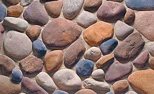 Камни в оформлении колодца